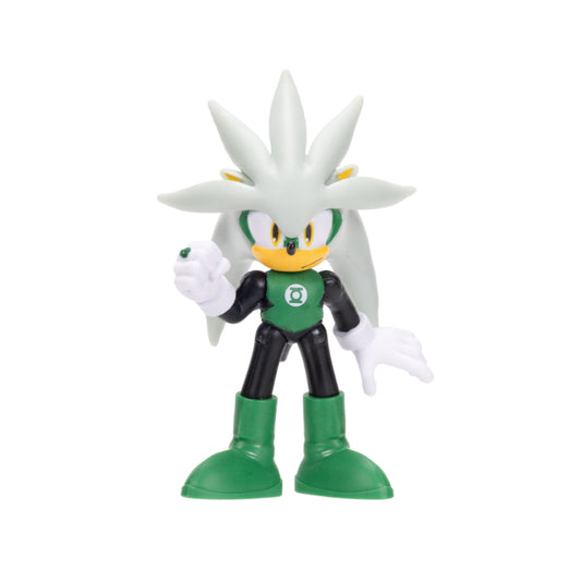 FIGURA 2.5" SILVER COMO LINTERNA VERDE SONIC X DC JAKKS