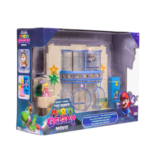 DIORAMA DE GALAXIA PUERTA CELESTIA SUPER MARIO GALAXY JAKKS