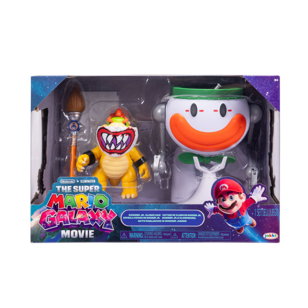 FIGURA BOWSER JR. CON KOOPAYASO SUPER MARIO GALAXY JAKKS