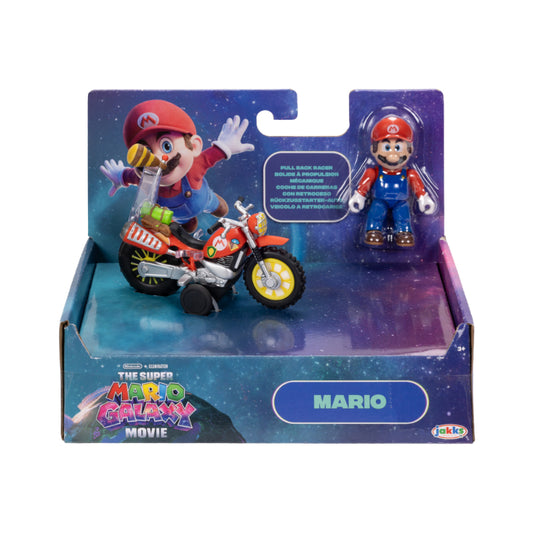 FIGURA MARIO CON MOTO PREMIUM SUPER MARIO GALAXY JAKKS