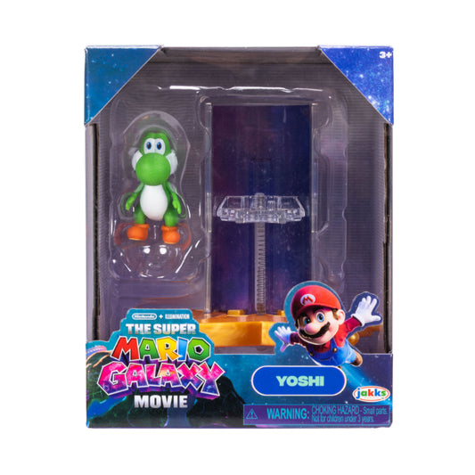 FIGURA MINI YOSHI CON ACCESORIOS SUPER MARIO GALAXY JAKKS