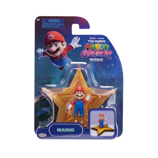 FIGURA MINI MARIO C/ ESTRELLA SUPER MARIO GALAXY JAKKS