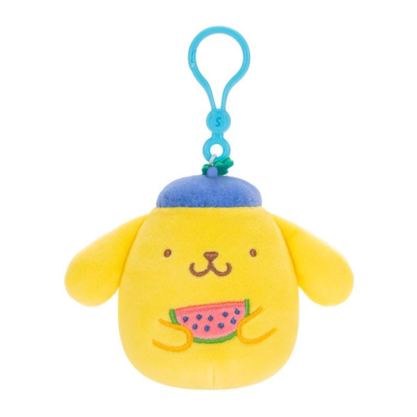PELUCHE LLAVERO SQUISHMALLOWS 3.5" POMPOMPURIN FRUTAS JAZWARES