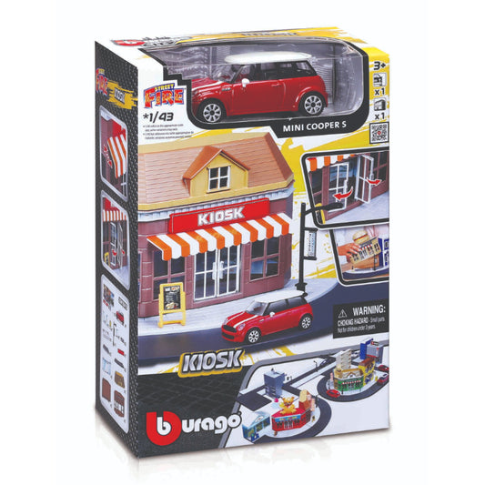 AUTITO STREET FIRE 1:43 CIUDAD CON AUTO SURTIDO BBURAGO
