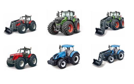 Bburago 10cm Motorized Farm Tractor surtido