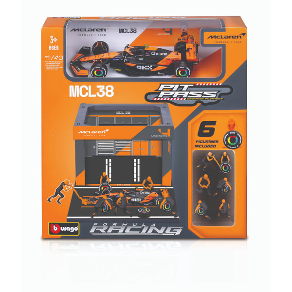 AUTITO 1:43 RF MCLAREN MCL38 PIT PASS (2024) BBURAGO
