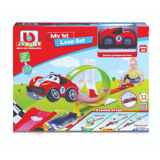 JUGUETE MI PRIMER SET DE PISTA DE AUTO BB JUNIOR