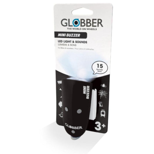 MINI BUZZER LUZ Y SONIDO NEGRO GLOBBER