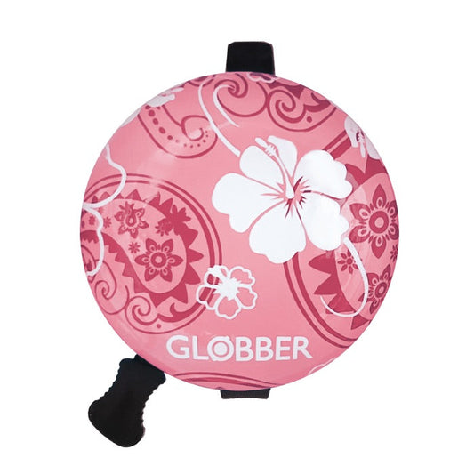 Globber Bell Bocina luz Rosado - Flores