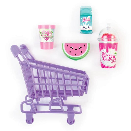 3C4G set de gloss en carrito de supermercado mini