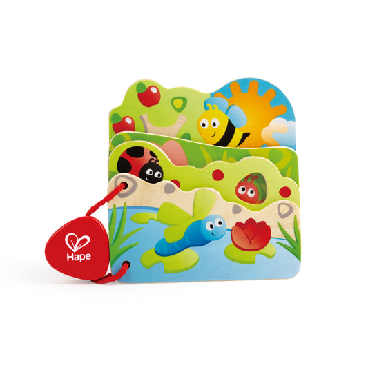JUGUETE LIBRO DE INSECTOS PARA BEBÉ HAPE