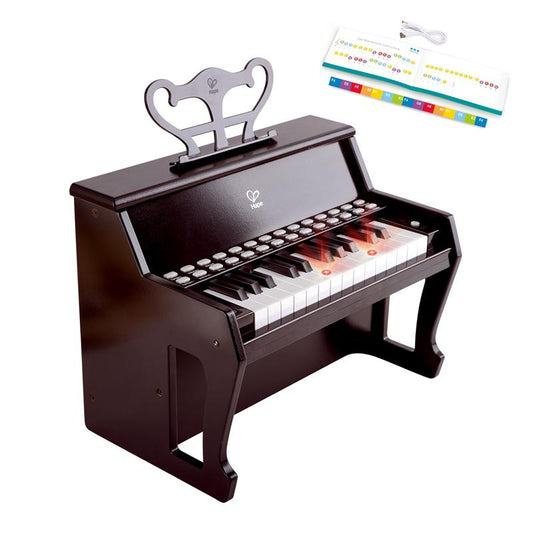 Hape piano negro con luces