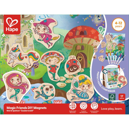 Hape bricolaje con imanes amigos mágicos