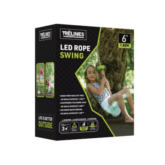 JUGUETE COLUMPIO DE CUERDA 1.8 MTS CON LUCES LED TRELINES