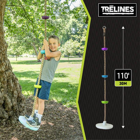 JUGUETE COLUMPIO DE CUERDA 1.8 MTS CON LUCES LED TRELINES