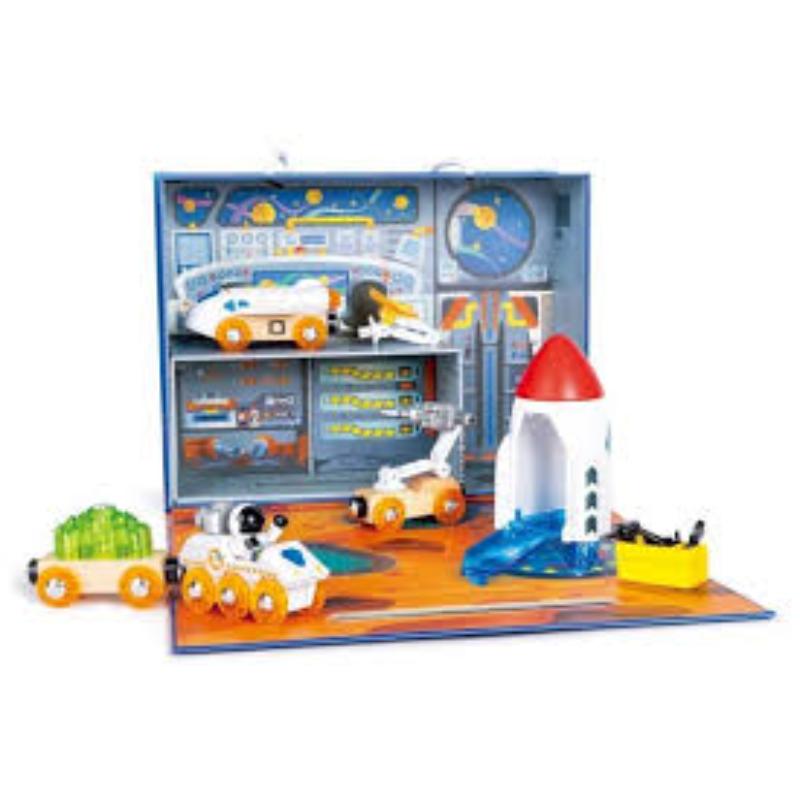 Hape tren y vehículo espacial
