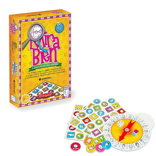JUEGO DE MESA DIDÁCTICO SMART GAMES MIRA BIEN 2 RONDA