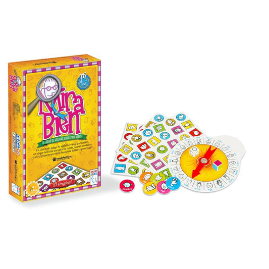 JUEGO DE MESA DIDÁCTICO SMART GAMES MIRA BIEN 2 RONDA