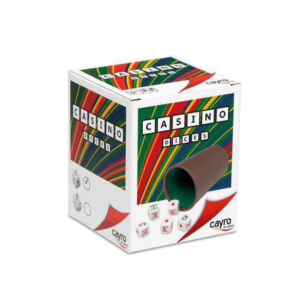 JUEGO DE MESA GENERALA CON 5 DADOS DE PÓKER CAYRO