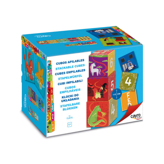 JUEGO DE MESA CUBOS APILABLES CAYRO