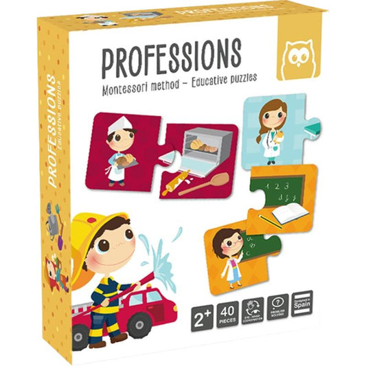 JUGUETE DIDACTICO PROFESIONES MONTESSORI EUREKAKIDS