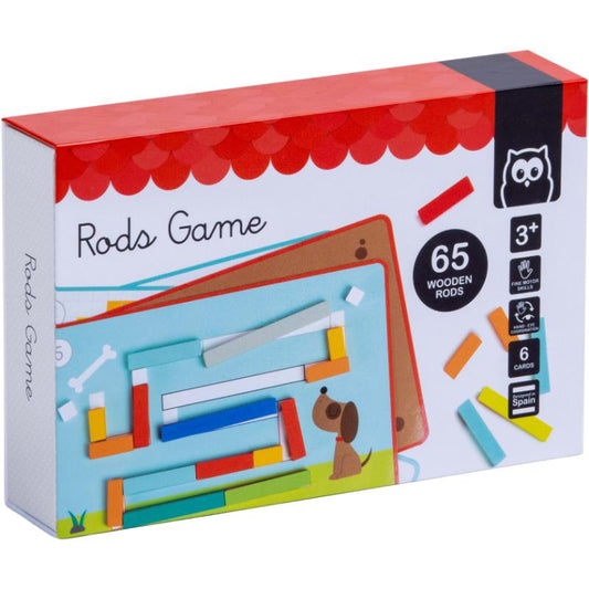 JUGUETE JUEGO DE REGLETAS 65 PIEZAS EUREKAKIDS