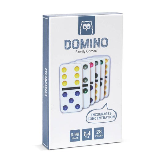 JUEGO DE MESA DOMINÓ 28 FICHAS EUREKAKIDS