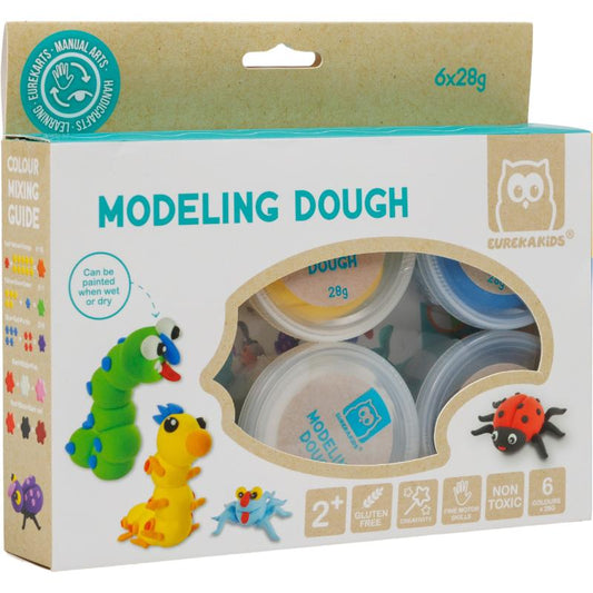 JUGUETE MOLDEA CON PLASTILINA 6×28 GR. EUREKAKIDS