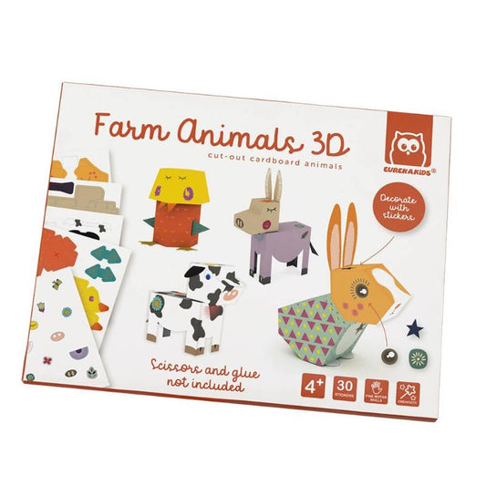 JUGUETE ARMA ANIMALES DE GRANJA EN 3D EUREKAKIDS