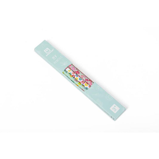 JUGUETE PAPELERIA SET DE LÁPICES FLORES EUREKAKIDS
