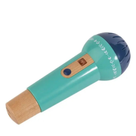 JUGUETE MUSICAL MICRÓFONO DE ECO FUERTE VERDE MENTA HAPE