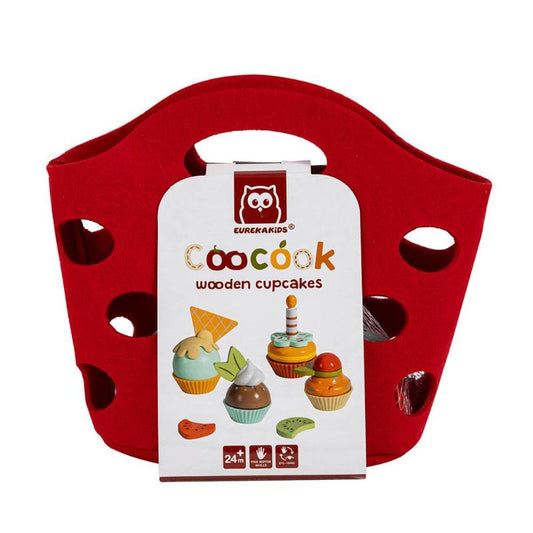 Eurekakids canasta con cupcakes