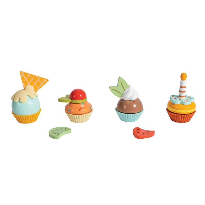 Eurekakids canasta con cupcakes