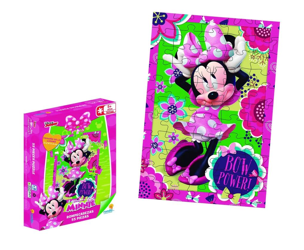 Ronda rompecabezas 55 piezas Minnie Bowtique