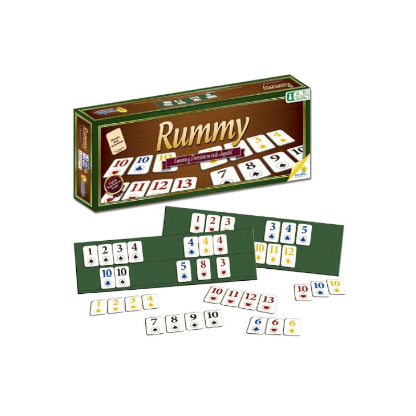 Ronda rummy cartón