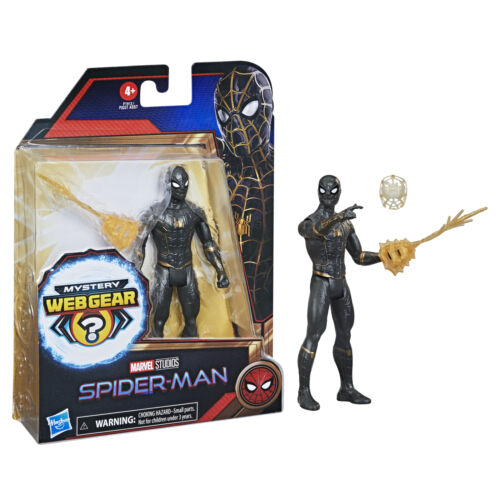 Hasbro Marvel Spider Man nuevo traje negro y dorad