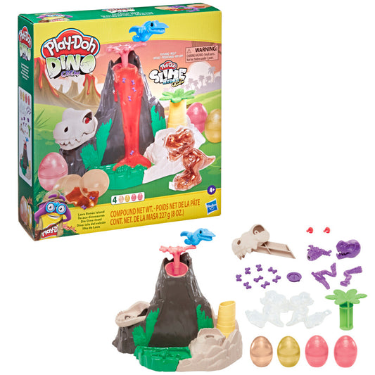 Hasbro Play-Doh set de volcán con masa hydroglitz