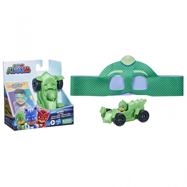 Hasbro Pj Mask Gekko vehiculo y antifaz