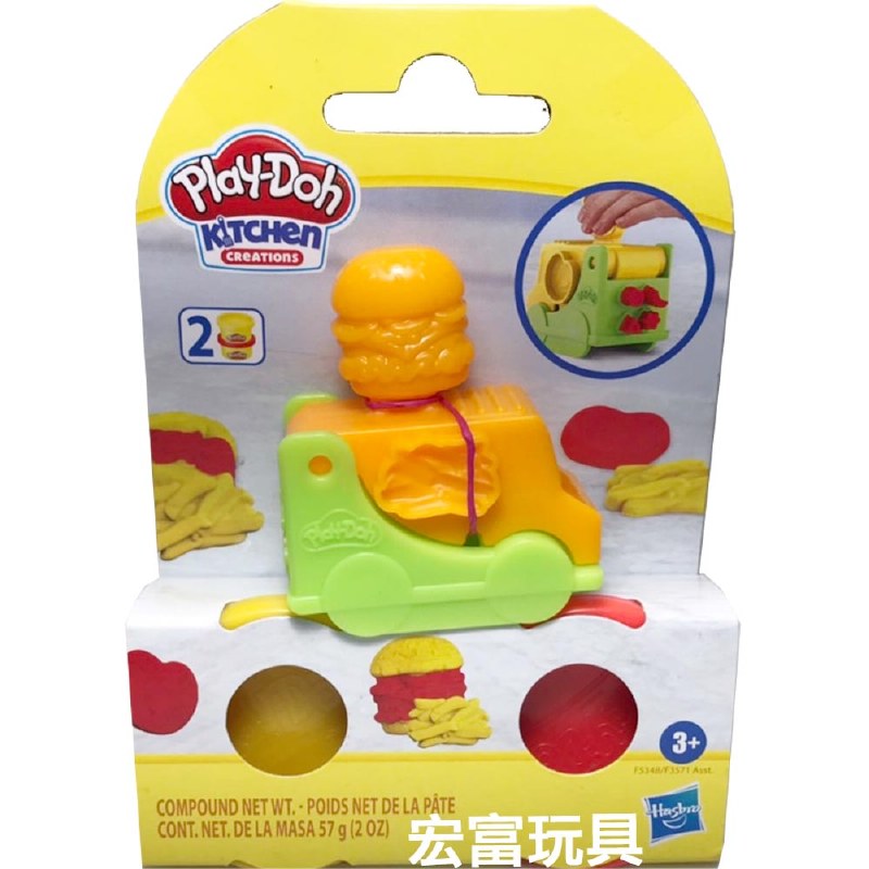 Hasbro Play-Doh carro de hamburguesa 57g