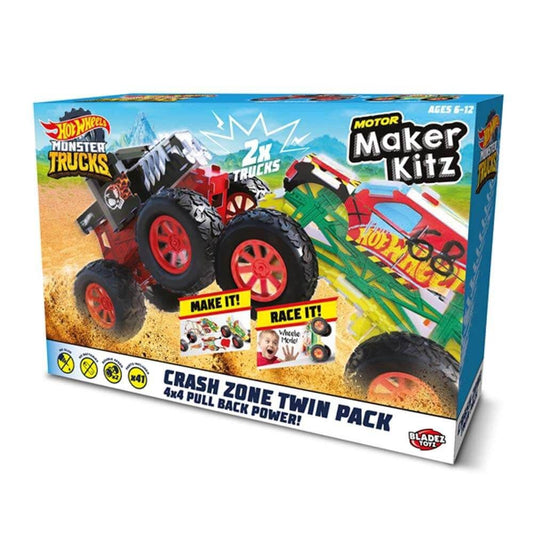 BT Hot Wheels Maker kitz Monster Trucks pack x 2