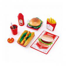 Hape set de comida rápida