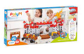 PolyM juego construcción castillo 310 piezas