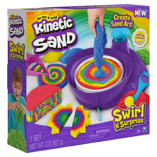 Spin Master Kinetic Sand gira y sorprende