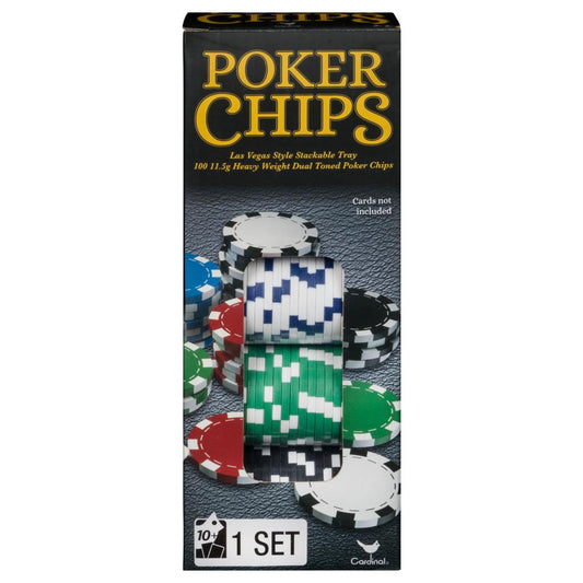 Spin Master poker chips 100 piezas
