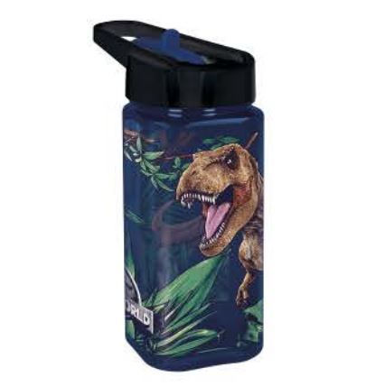 Stor botella square 530 ml. Jurassic World